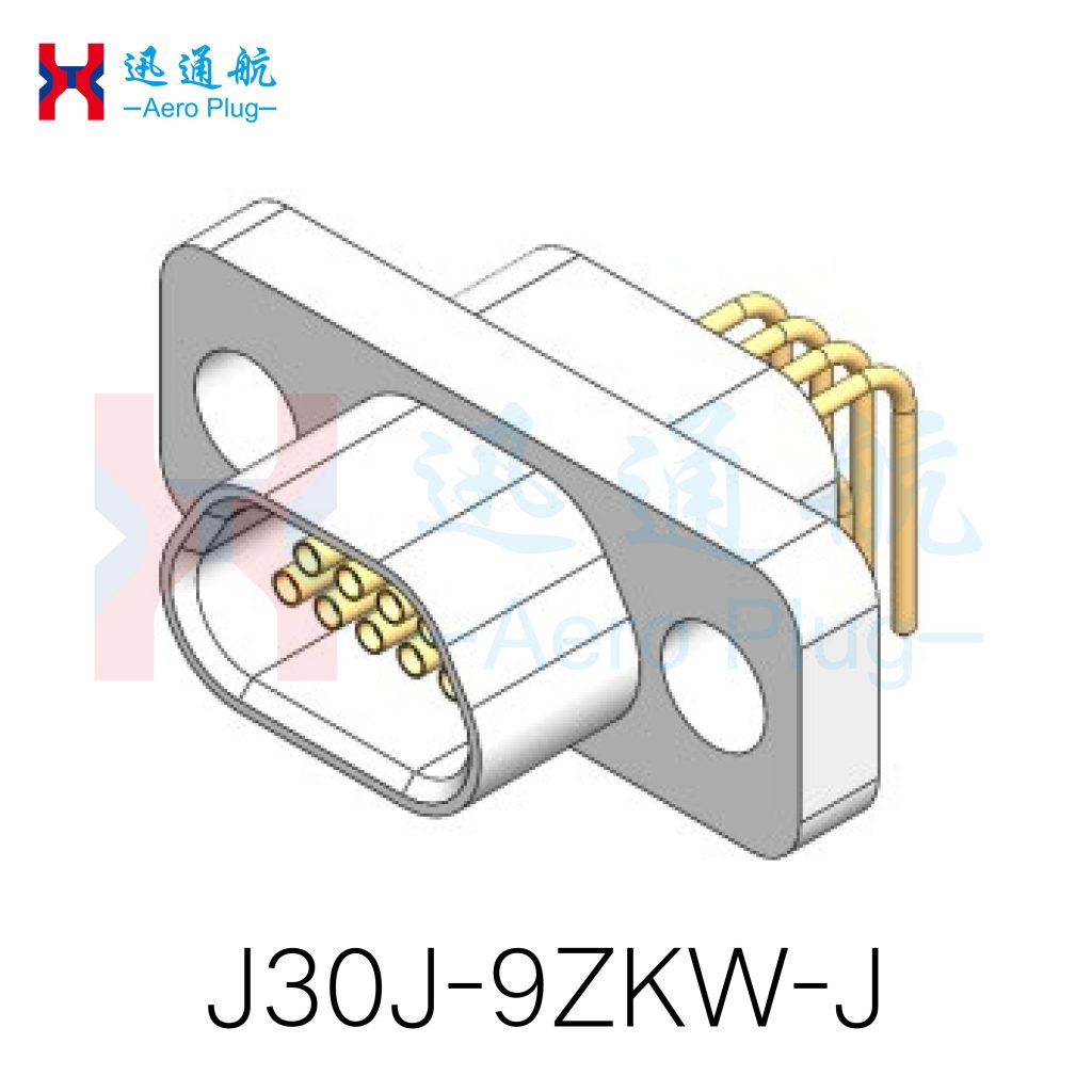 J30J PCB Mount Basic Type\J30J Right-Angle PCB Type W-J(for Subway Tunnel Environmental Monitoring Sensor Circuit Board Wiring)