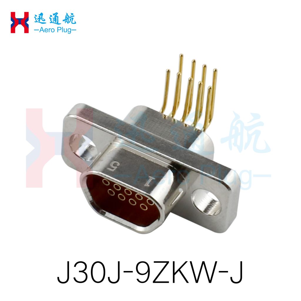 J30J PCB Mount Basic Type\J30J Right-Angle PCB Type W-J(for Subway Tunnel Environmental Monitoring Sensor Circuit Board Wiring)