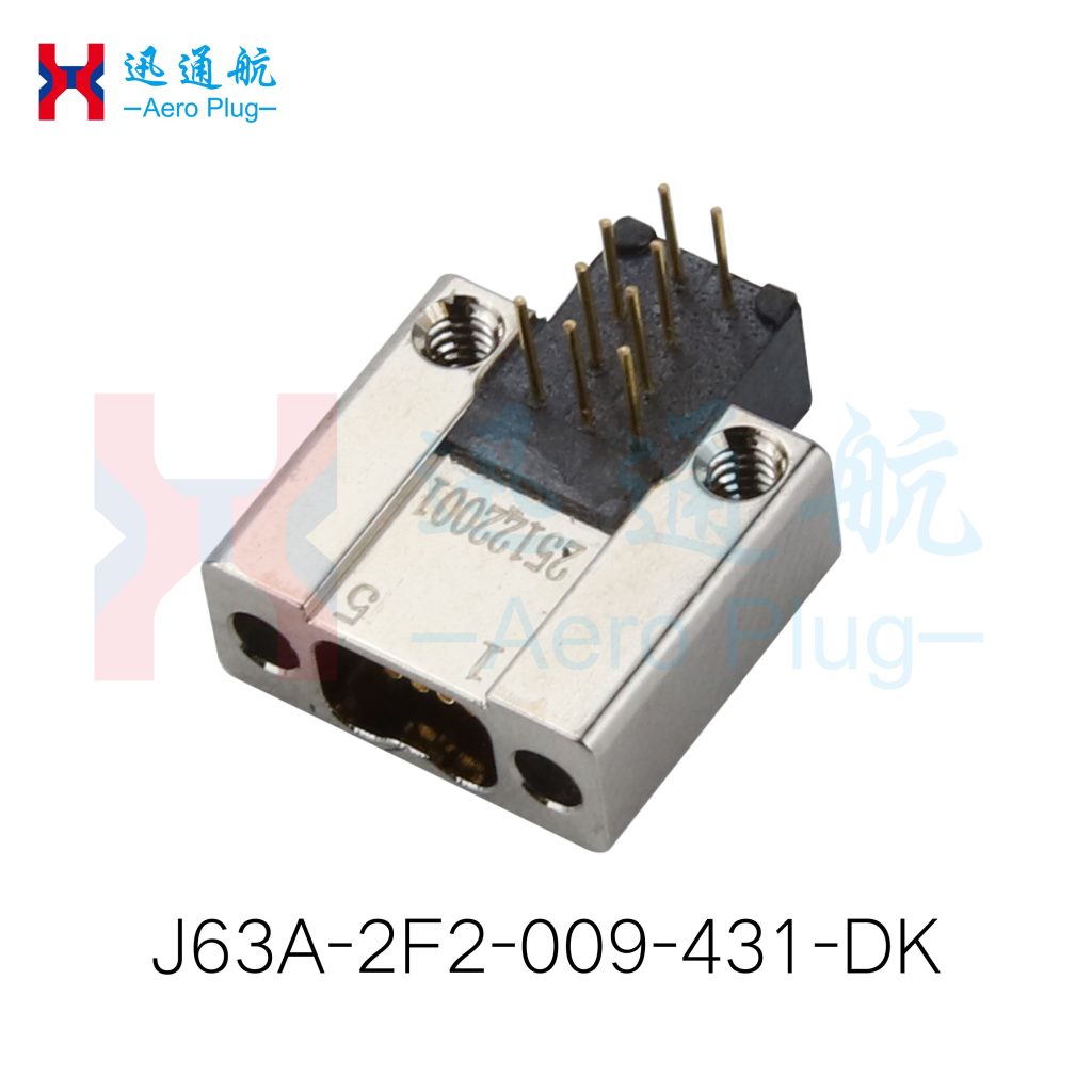J63A Right-Angle PCB Receptacle(for Outdoor Weather Station Sensor Data Acquisition Wiring)