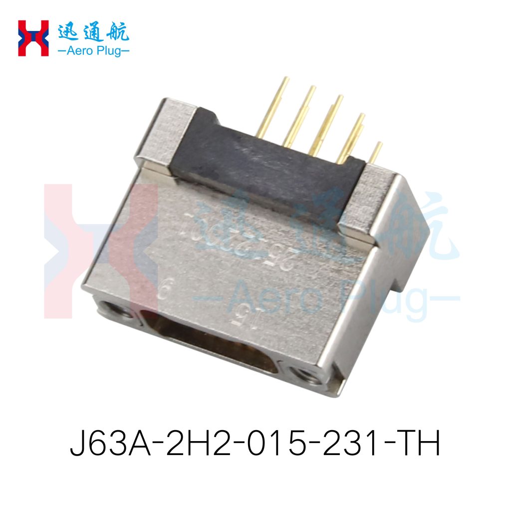 J63A Direct-In PCB Receptacle （for Industrial Drone Payload Control Module Connections）