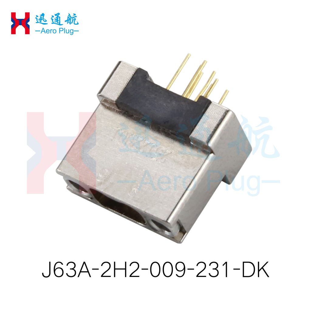J63A Direct-In PCB Receptacle（for Portable Environmental Monitoring Instrument Sensor Wiring）