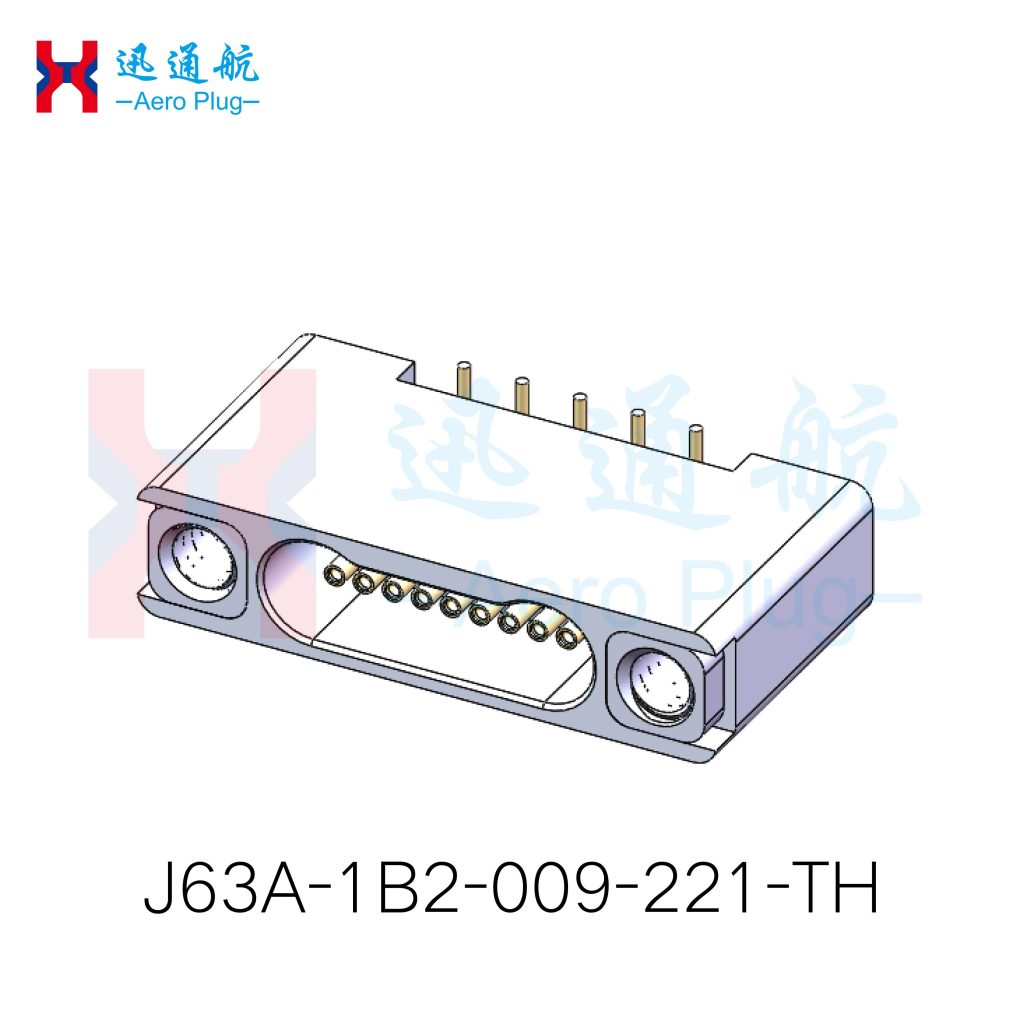 J63A Vertical Surface-Mount Receptacle（for Smart Parking Lot Sensor Signal Module Connections）