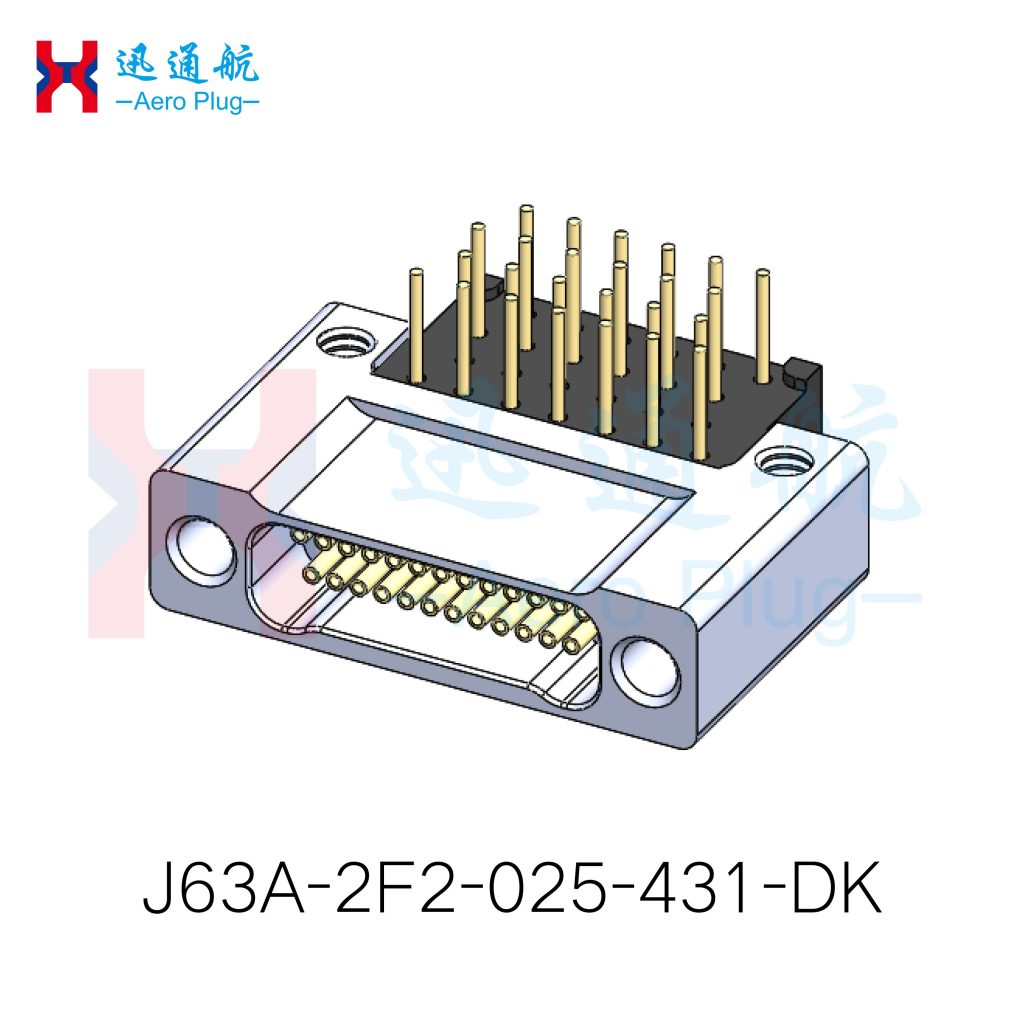 J63A Right-Angle PCB Receptacle(for Outdoor Weather Station Sensor Data Acquisition Wiring)