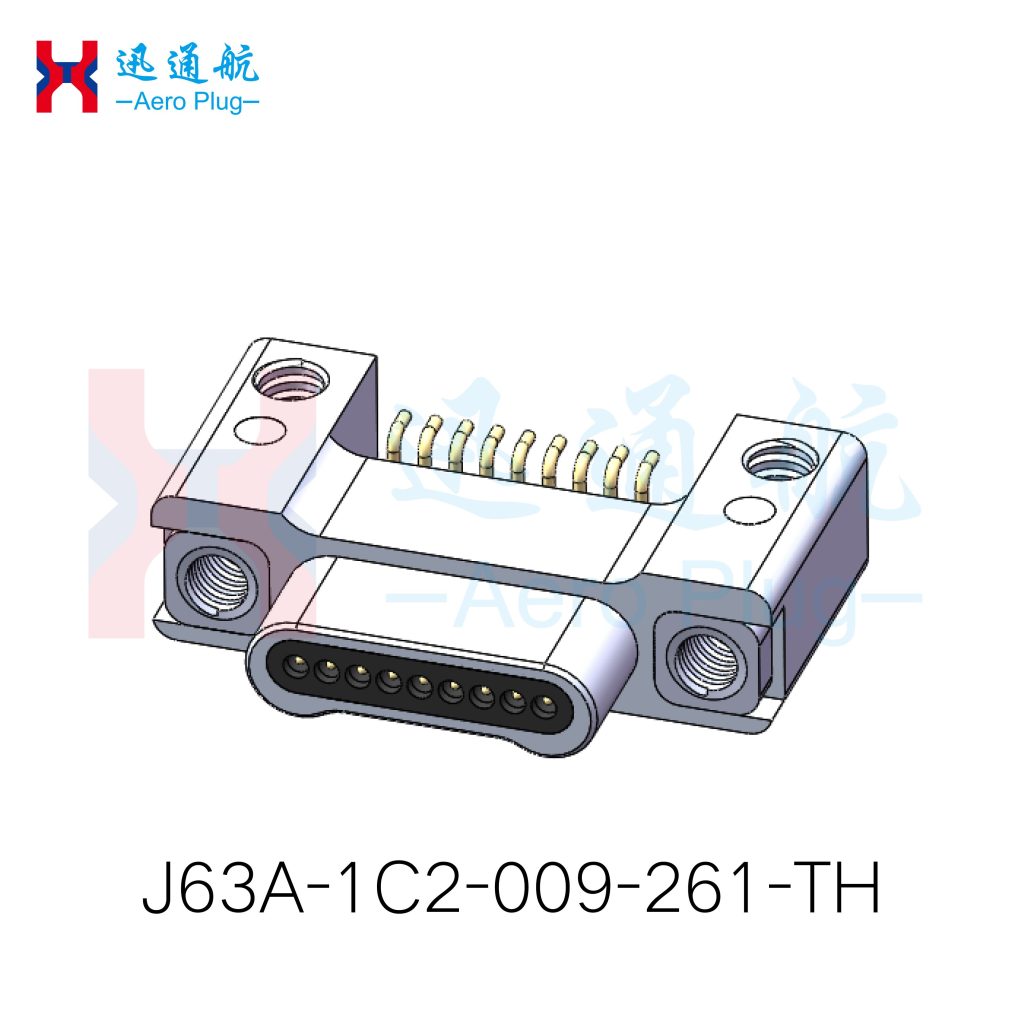 J63A Horizontal Surface-Mount Plug（for Commercial Refrigerated Display Case Temperature Control Module Wiring）