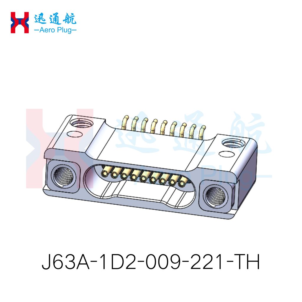 J63A Horizontal Surface-Mount Receptacle(for Outdoor Weather Station Wind Speed Sensor Connections)