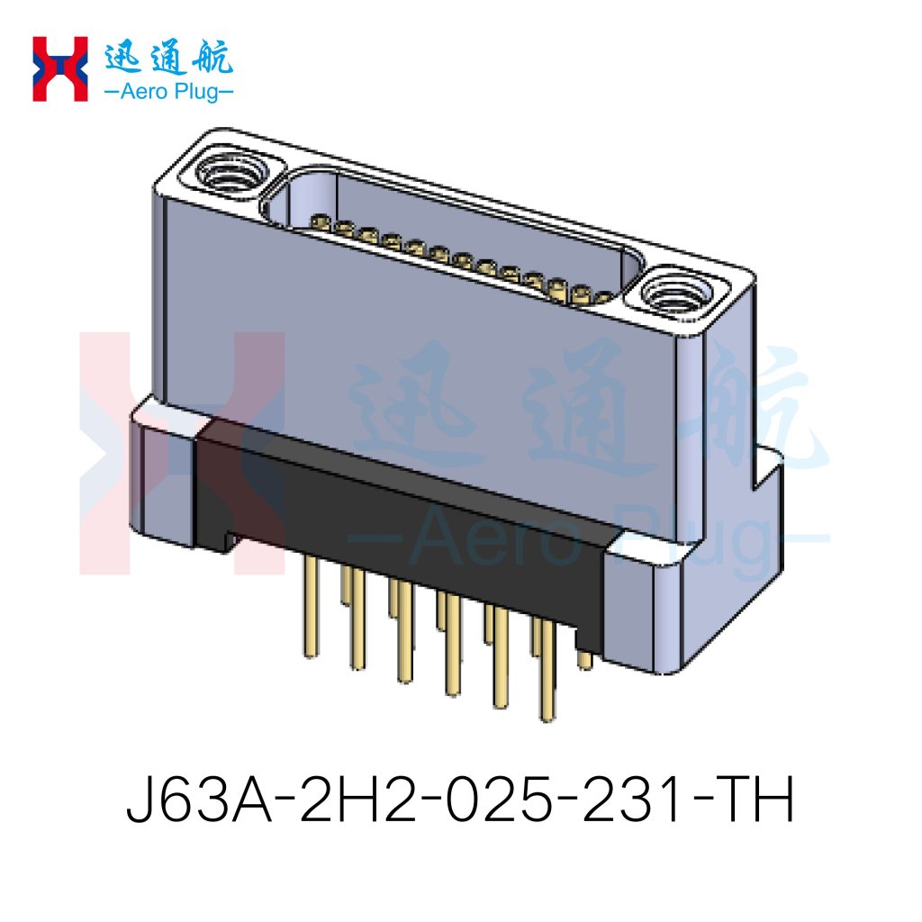 J63A Direct-In PCB Receptacle （for Industrial Drone Payload Control Module Connections）