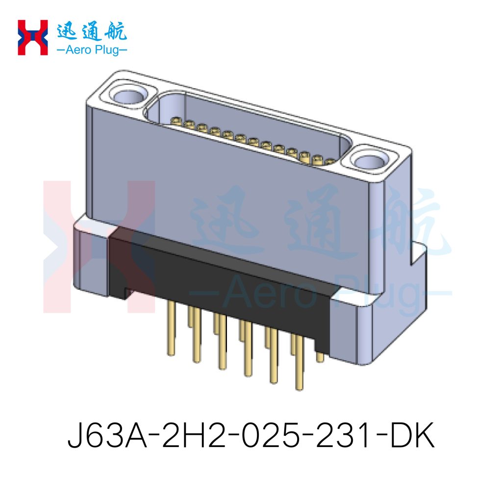 J63A Direct-In PCB Receptacle（for Portable Environmental Monitoring Instrument Sensor Wiring）