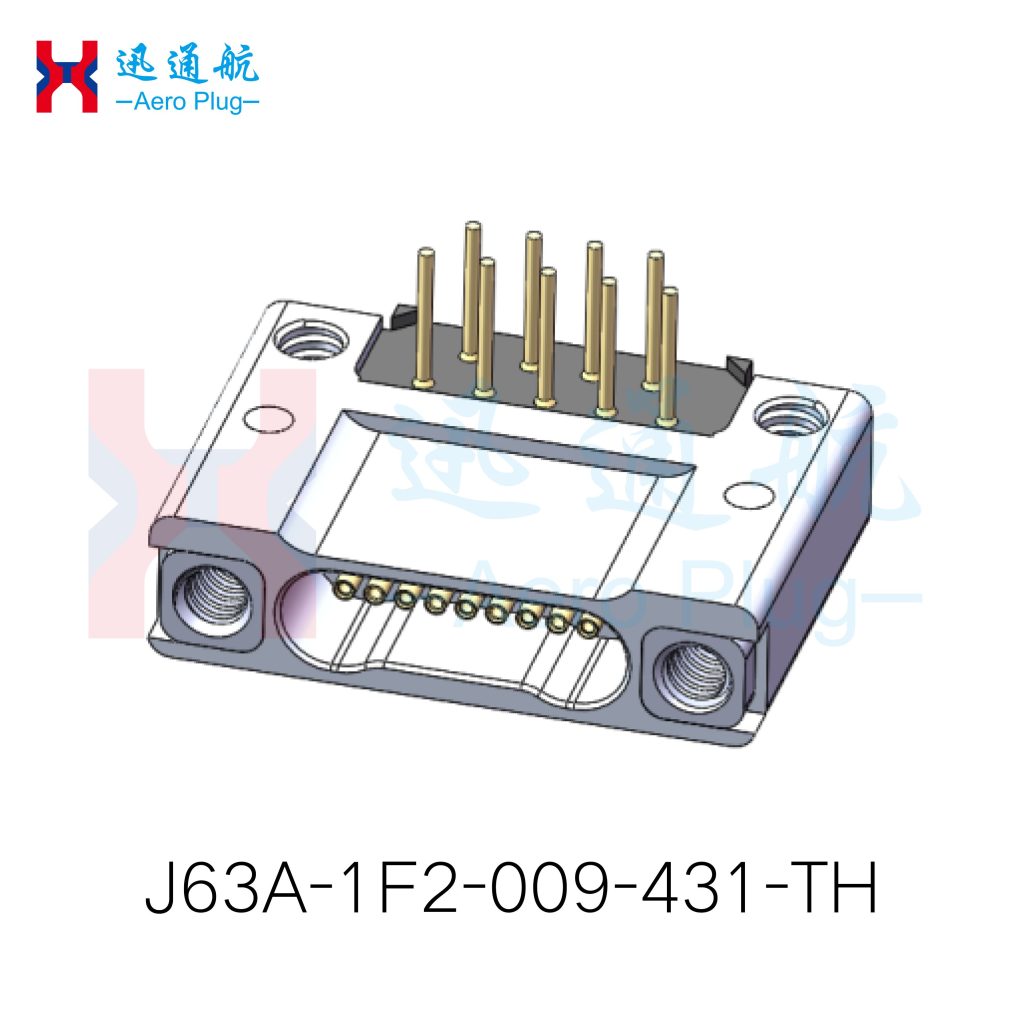 J63A Right-Angle PCB Receptacle(for Smart Vending Locker Inventory Monitoring Unit Interconnection)