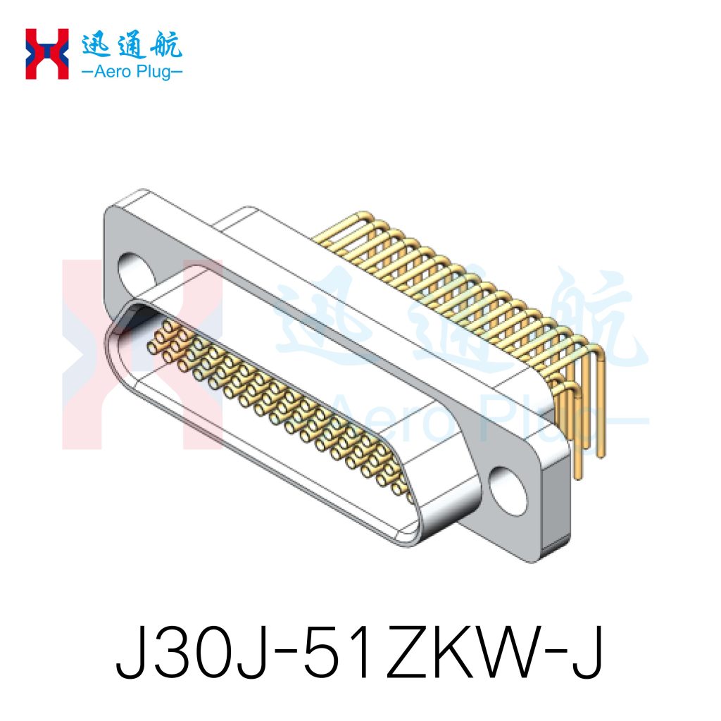 J30J PCB Mount Basic Type\J30J Right-Angle PCB Type W-J(for Subway Tunnel Environmental Monitoring Sensor Circuit Board Wiring)
