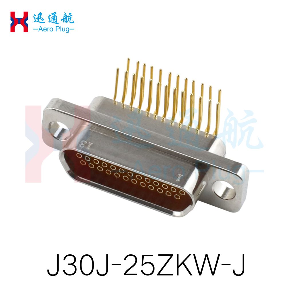 J30J PCB Mount Basic Type\J30J Right-Angle PCB Type W-J(for Subway Tunnel Environmental Monitoring Sensor Circuit Board Wiring)