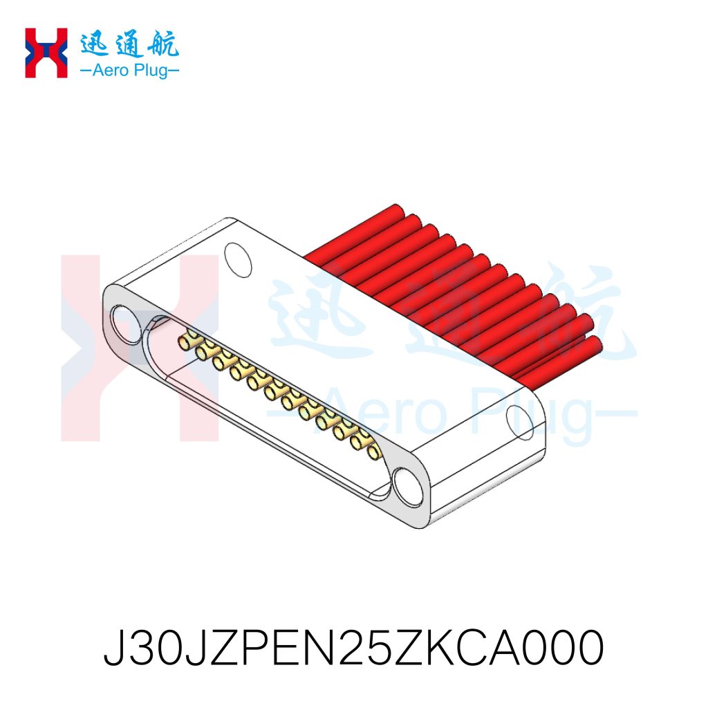 J30JZ Series Micro-Rectangular Electrical Connectors