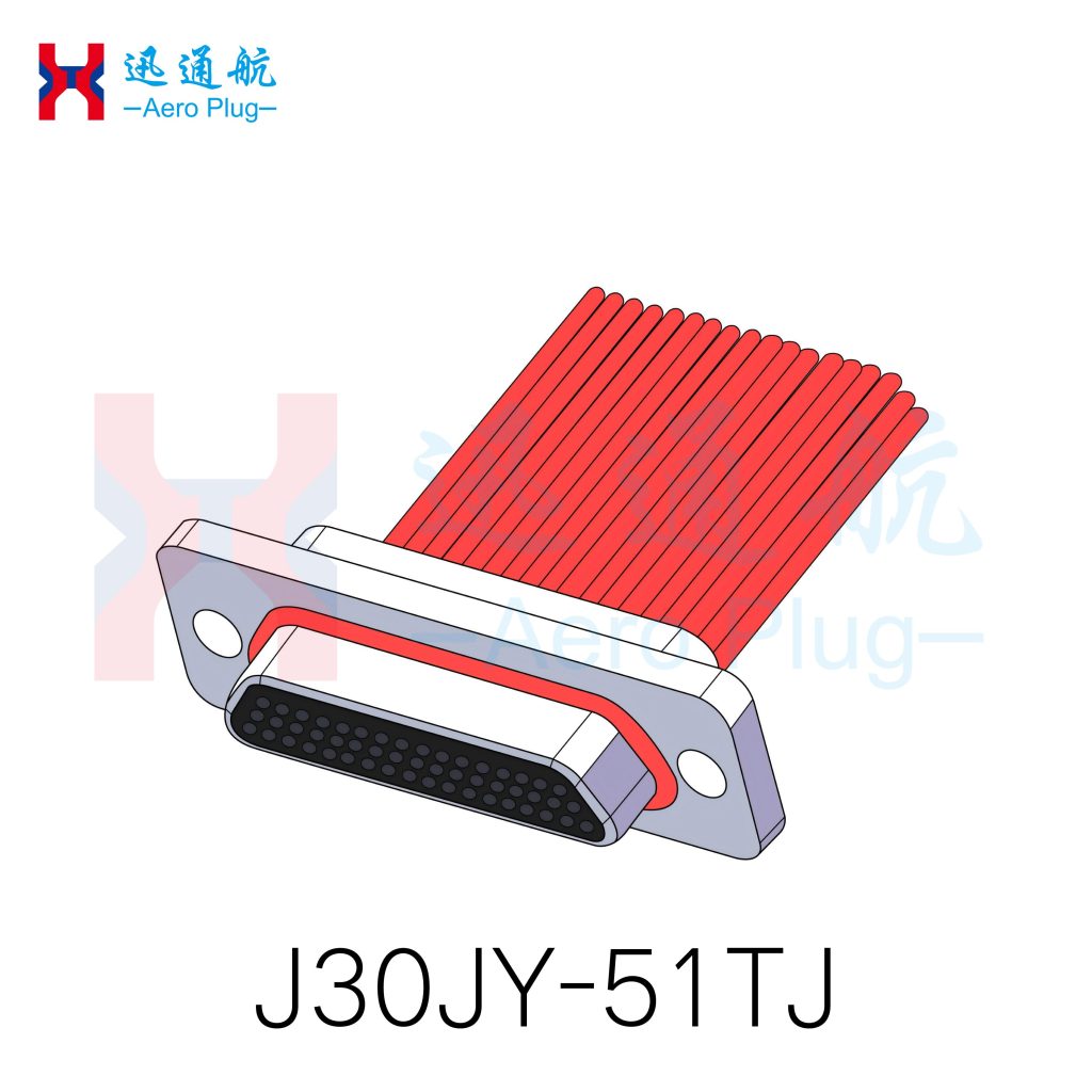 J30JY Series Micro-Rectangular Rain-Proof Electrical Connectors