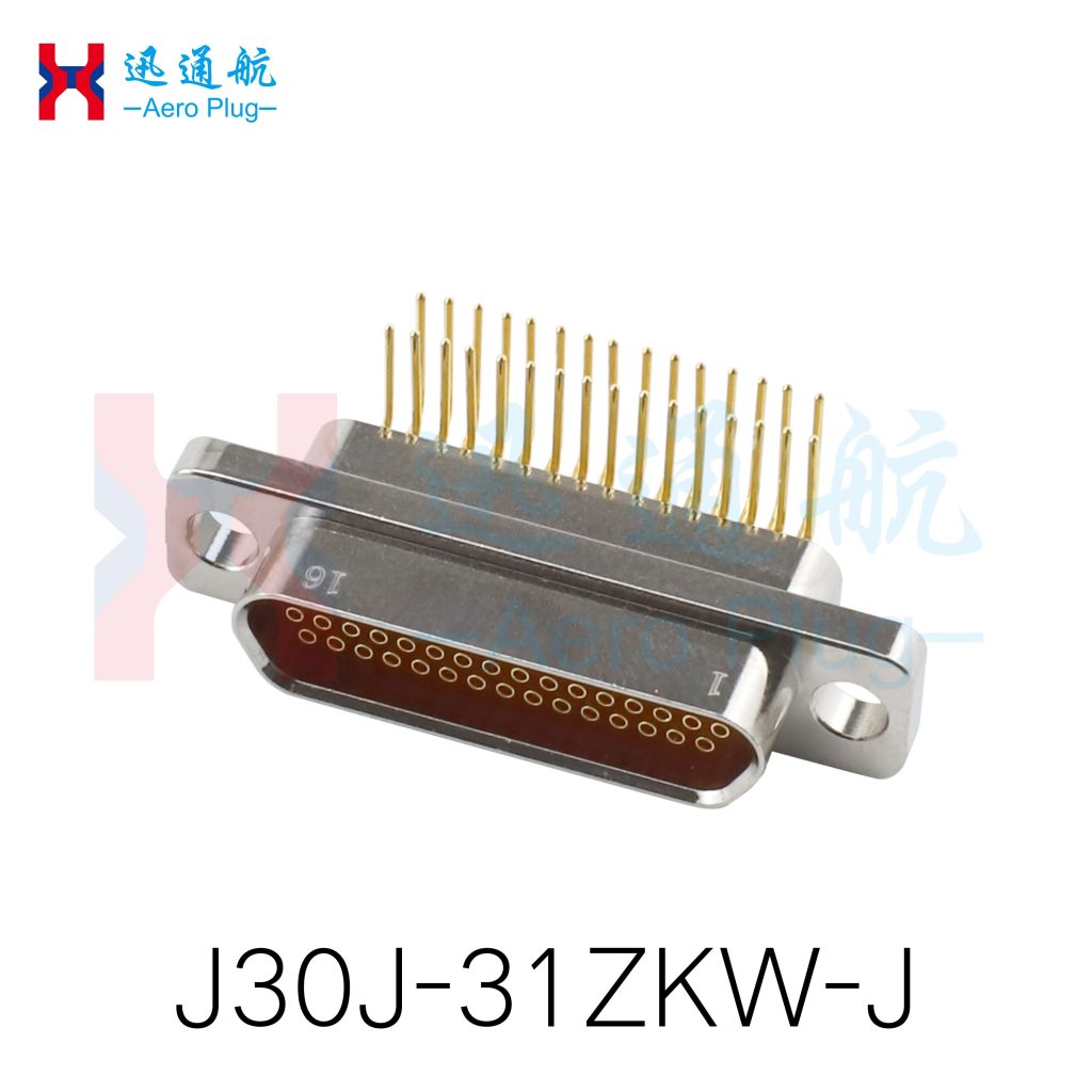 J30J PCB Mount Basic Type\J30J Right-Angle PCB Type W-J(for Subway Tunnel Environmental Monitoring Sensor Circuit Board Wiring)