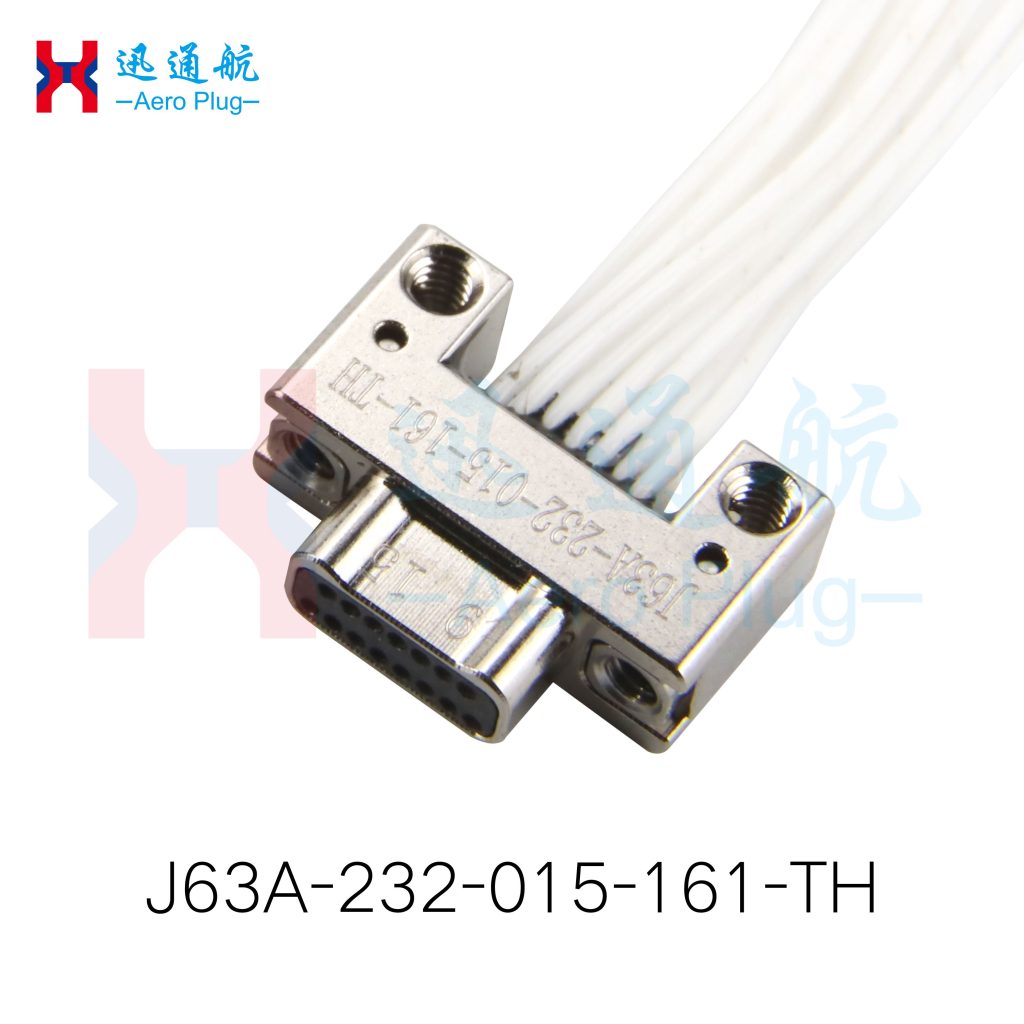 J63A Horizontal-Mount Crimp-Type Plug(for Avionics Flight Control System Wiring)