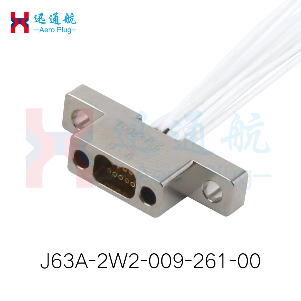 J63A Crimp-Type Receptacle with Guide Holes and Flange Mounting(for Industrial Automation Control Panels)