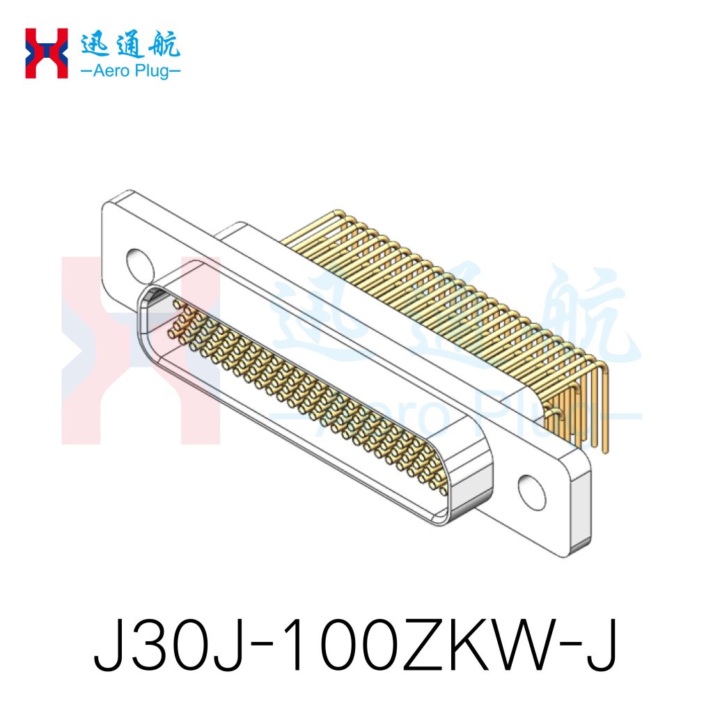 J30J PCB Mount Basic Type\J30J Right-Angle PCB Type W-J(for Subway Tunnel Environmental Monitoring Sensor Circuit Board Wiring)