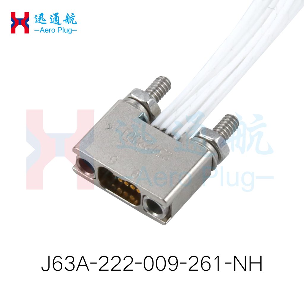 J63A Crimp-Type Receptacle with Guide Holes and Nut Mounting(for EV Charging Pile Control Interfaces)