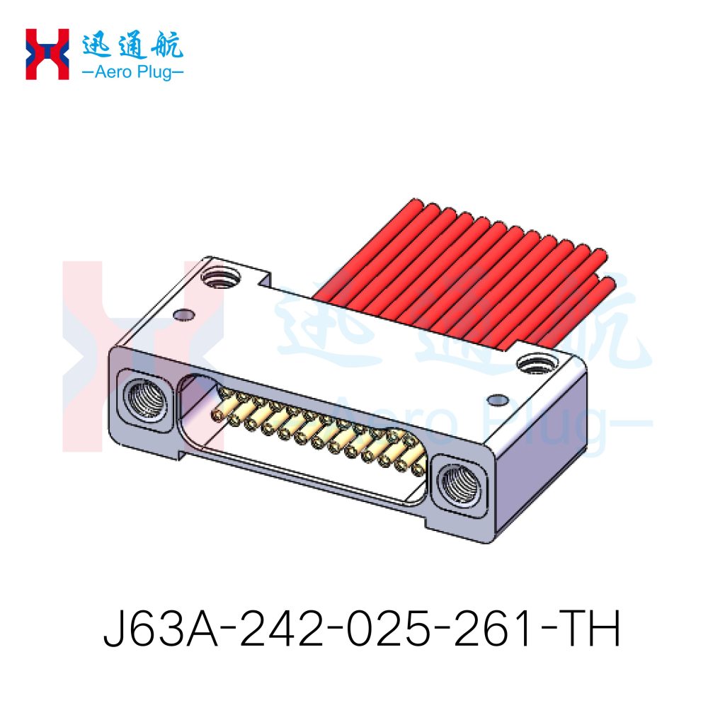 J63A Horizontal-Mount Crimp-Type Receptacle(for Military Navigation & Positioning Devices)
