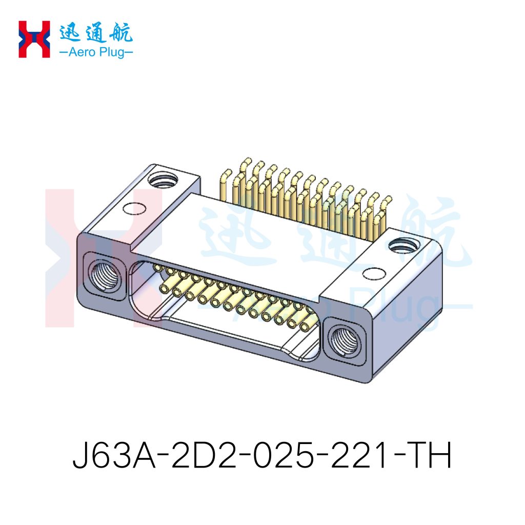 J63A Horizontal Surface-Mount Receptacle(for Military Communication Radio Internal Wiring)