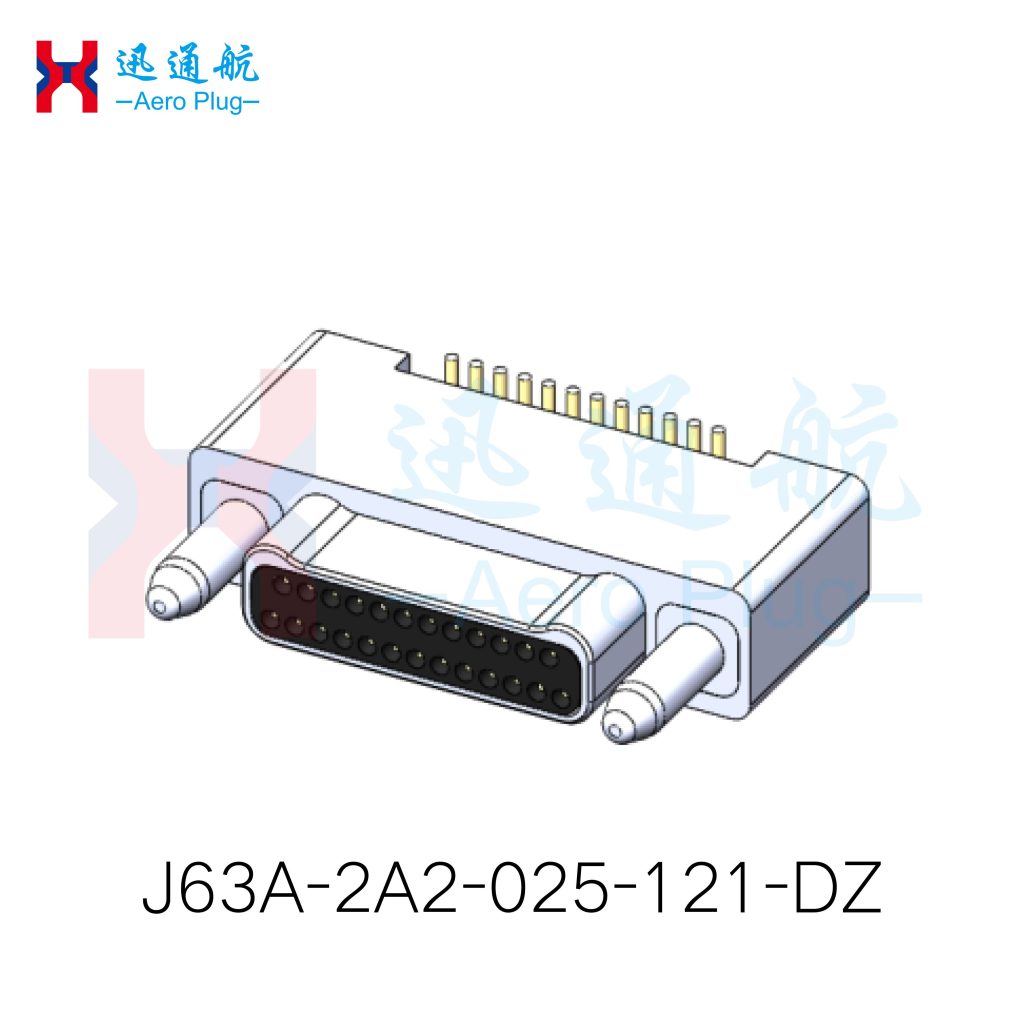 J63A Vertical Surface-Mount Plug(for Vehicle-Mounted Multimedia Terminals)