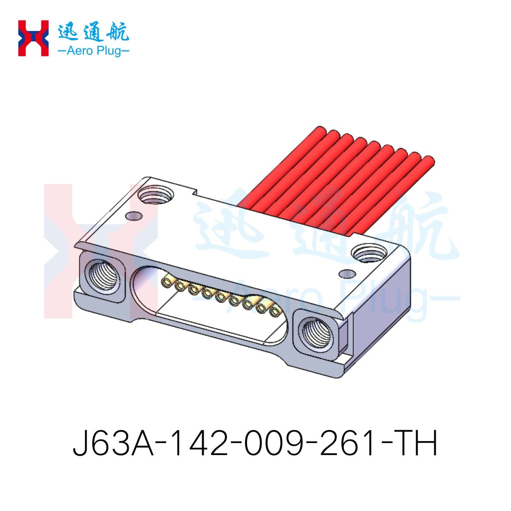J63A Horizontal-Mount Crimp Receptacle（for Electric Forklift Motor Controller Wiring）
