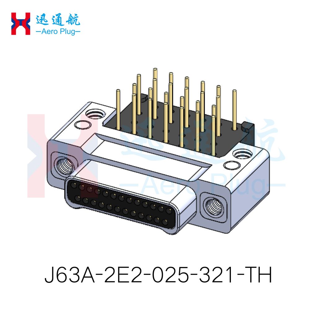 J63A Right-Angle PCB Plug(for Industrial Robot Joint Encoder Circuit Board Wiring)